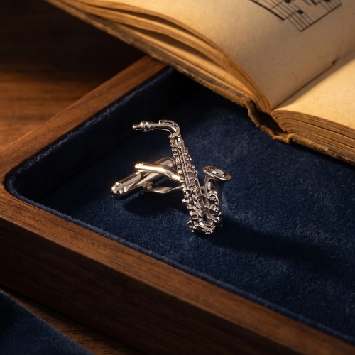 4pcs miniature saxophone lapel - 4pcs,