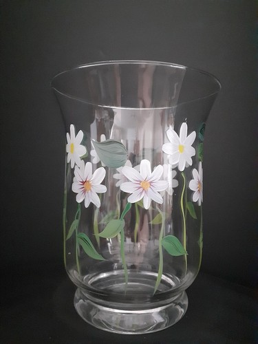 Vintage hand painted daisy - vintage,