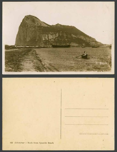 Gibraltar old real photo - real,