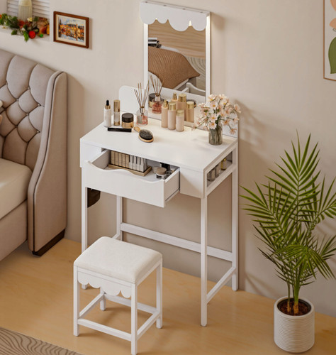 Vanity desk with drawers x - with, 70