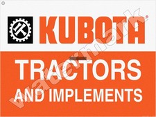 Kubota Tractors And Implements