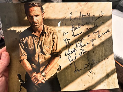 Andrew lincoln signed - andrew,