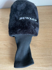 Dunlop Golf Club Cover Black Fluffy Driver 1 Head Cover - Unused