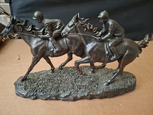 Juliana two horses and jockeys - and,
