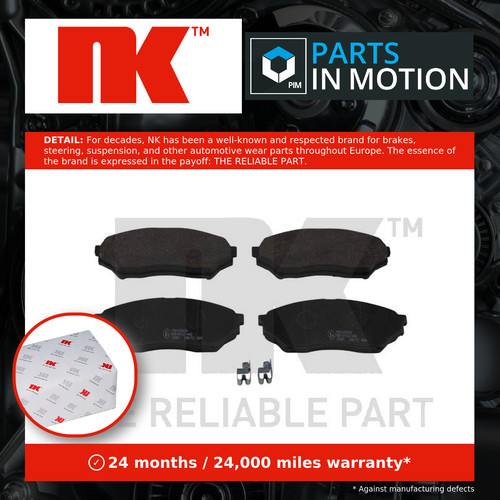 Brake pads set - set, fits