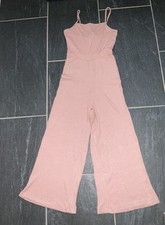 Primark Size 6 Ladies Strappy Pink Stretch 3/4 Leg Jumpsuit