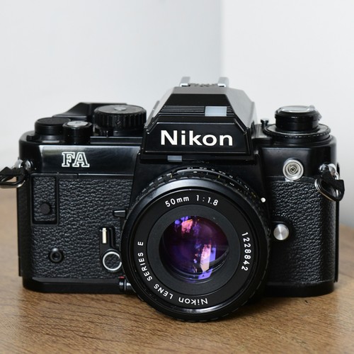 Nikon black 35mm film - film, slr