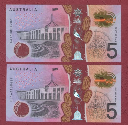Australian banknote five - banknote,