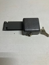 90mm HIDDEN SHACKLE PADLOCK WITH HASP AND STAPLE HEAVY DUTY