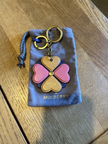 Mulberry leather keyring purse - keyring,