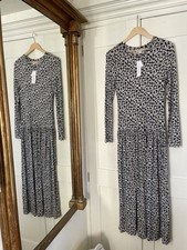 Long fitted jersey dress size