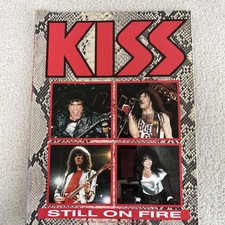 1988 KISS STILL on FIRE by DAVE THOMAS & ANDERS HOLM SOFTCOVER BOOK Near Mint
