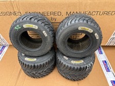 Used Komet K1W Wet Tyres Set Go Kart - X30 Rotax Tony Kart - Ref 32 -