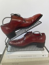 Jeffery West Red Leather Lace