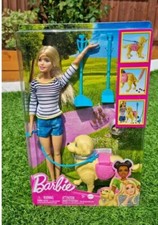 BN Barbie Walk and Potty Pup Pooping Dog Poo Scoops Barbie Toys Girls Kids Boxed
