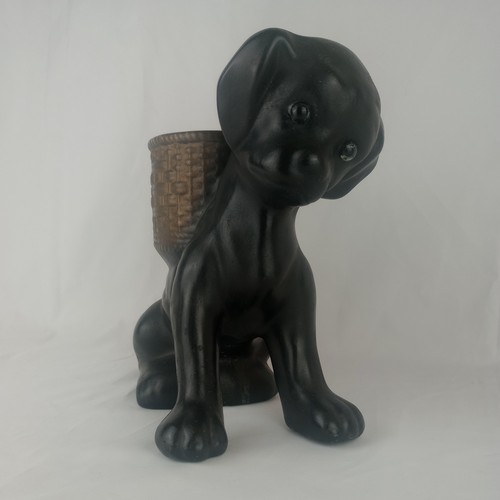 Vintage bretby pottery black - bretby,