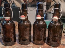 4 x Vintage Grolsch Brown