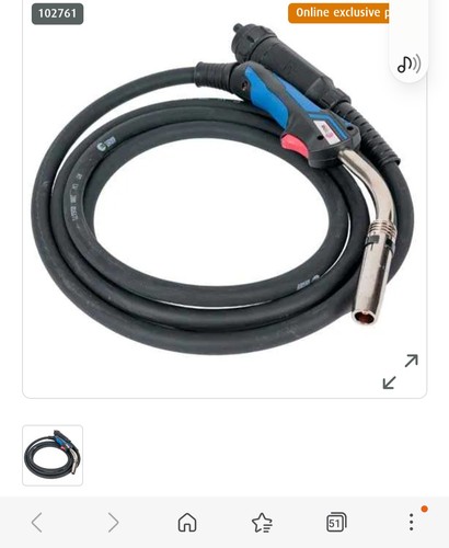 Mig welding torch euro fitting - torch,