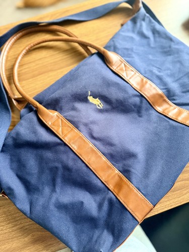Ralph lauren navy blue duffle - lauren,