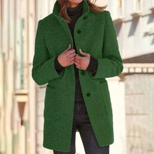 Womens Wool Blazer Coat Jacket