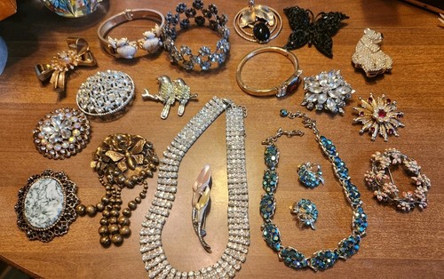 Vintage jewelry lot swarovski - vintage,