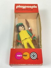 Vintage Playpeople Cowboys & Indians Series Marx Toys Play People - 1975 & Box