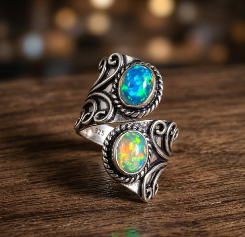 Ethiopian opal gemstone 925 - opal,