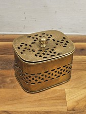 Brass Potpourri Holder Vintage