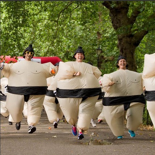 Inflatable sumo costume - sumo,