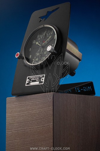 Mig aircraft migclock stand - aircraft,