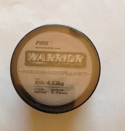 Fox warrior line 10lb 1125mtrs - warrior,