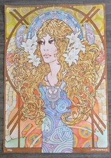 Jim Fitzpatrick - Aille The Fair Wife Of Meargach Of The Green Spears Print 1976