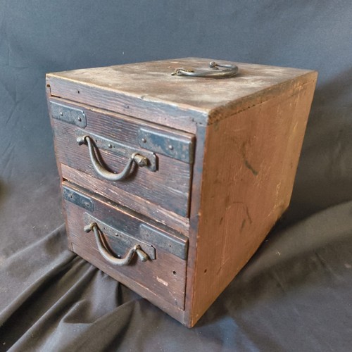 Antique japanese small tansu - antique,
