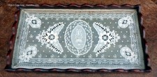 Georgian antique lace tray tea