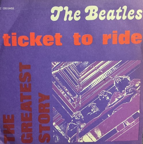 Italian beatles ticket - beatles,