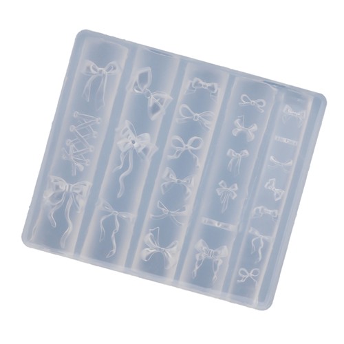Bows nail molds - 3d, bowknot