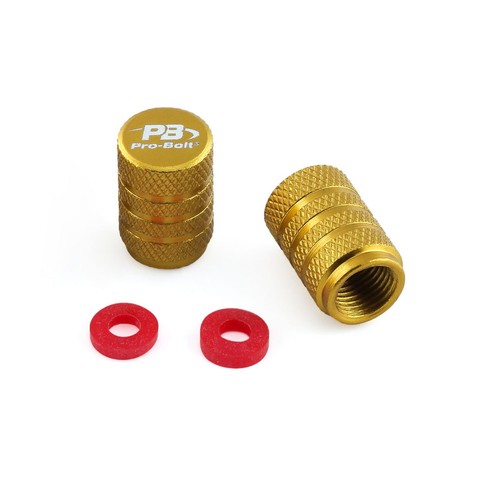 Valve caps dust - gold, for