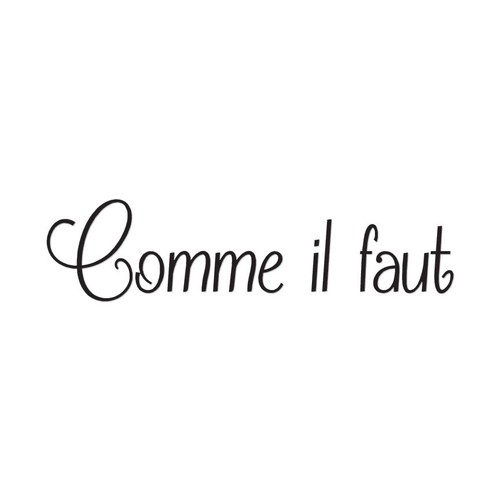 Comme faut french - faut, vinyl