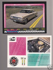 1964 FORD FAIRLANE HI-PO SPORTS COUPE 289 V8 Muscle Car Photo 1991 TRADING CARD
