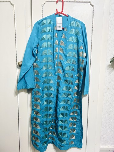 Women blue khaadi - blue,