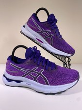 Asics Gel Nimbus 24 Orchid/Soft Sky Purple Trainers Size UK 6 EUR39.5 Used VGC