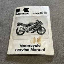 Kawasaki Ninja ZX-6R J1 Service Workshop Manual Genuine Kawasaki