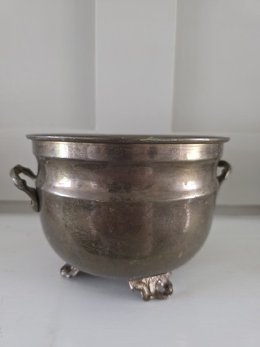 Vintage brass footed - vintage,