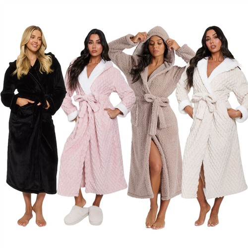 Ladies long dressing gown - ladies,