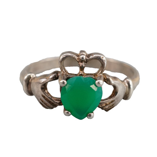 Vtg sterling silver - 925, green