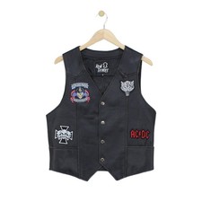 Vintage Leather Vest Jacket