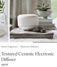 The White Company ceramic electronic diffuser £80