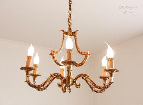 Brass chandelier french - brass,