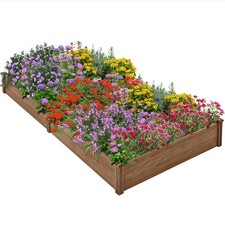 Wooden raised garden bed - wooden,