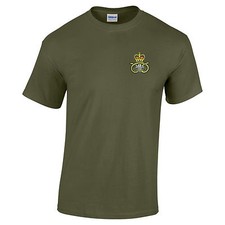 OFFICIAL Staffordshire Regiment Embroidered 100% Cotton T-Shirt